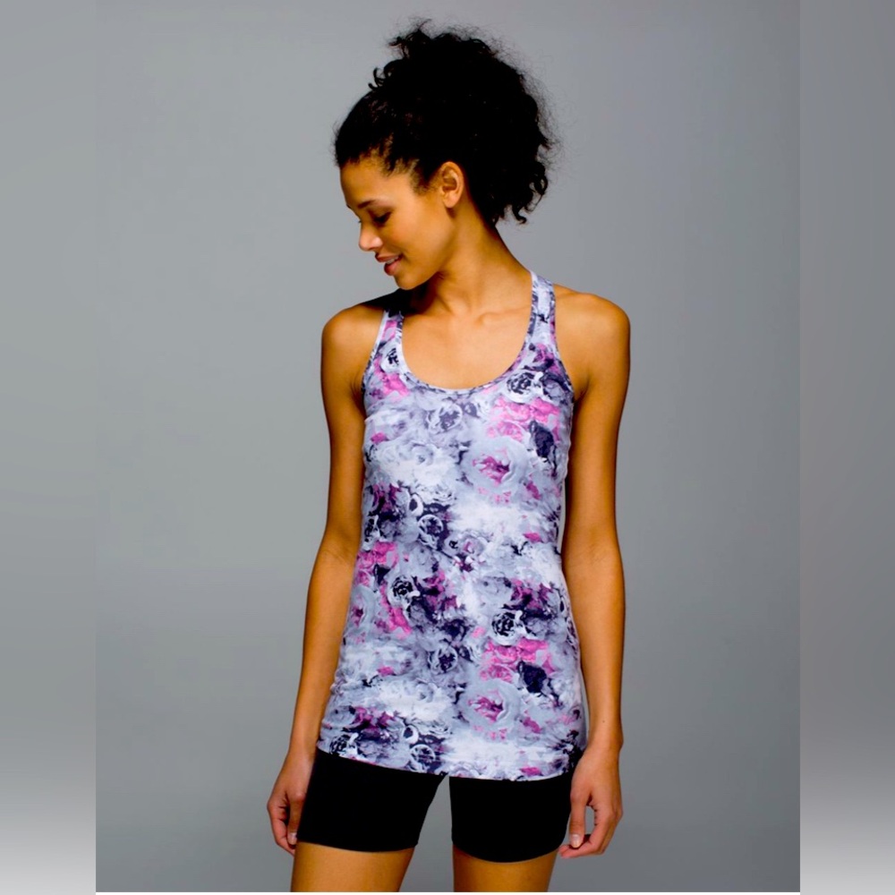 Lululemon Floral CRB Tank